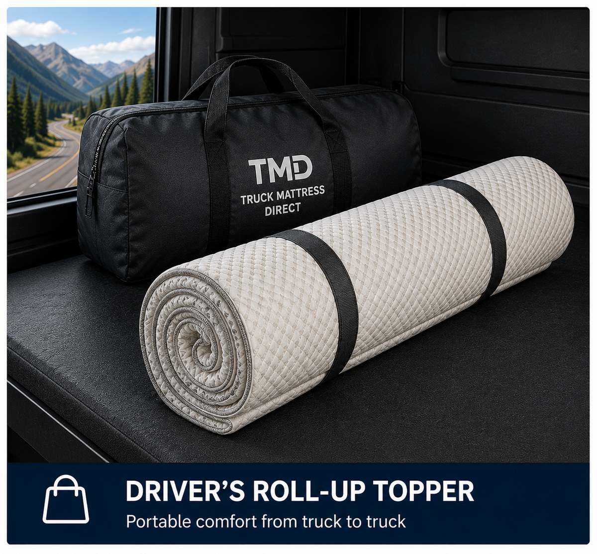 Truck Mattress Topper – HGV & Lorry Sleeper Cab